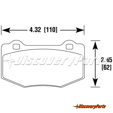 Carbotech Race Pads Mustang Shelby GT350 2016+ Rear